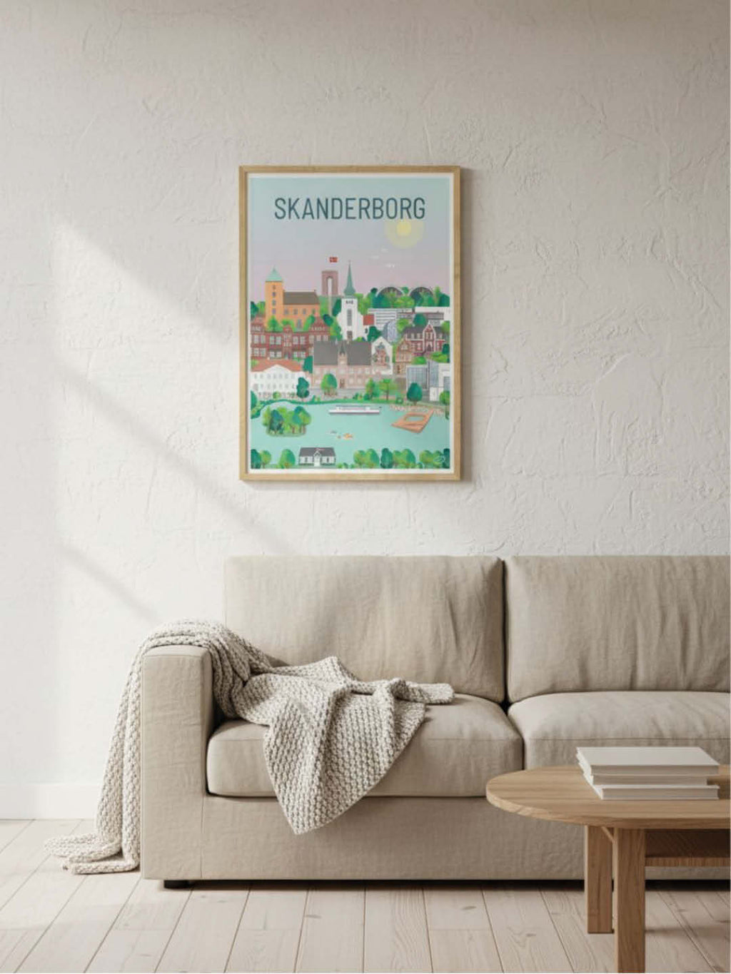 Skanderborg plakat - gave byplakat