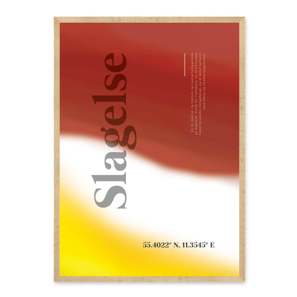 Slagelse plakat - gave byplakat