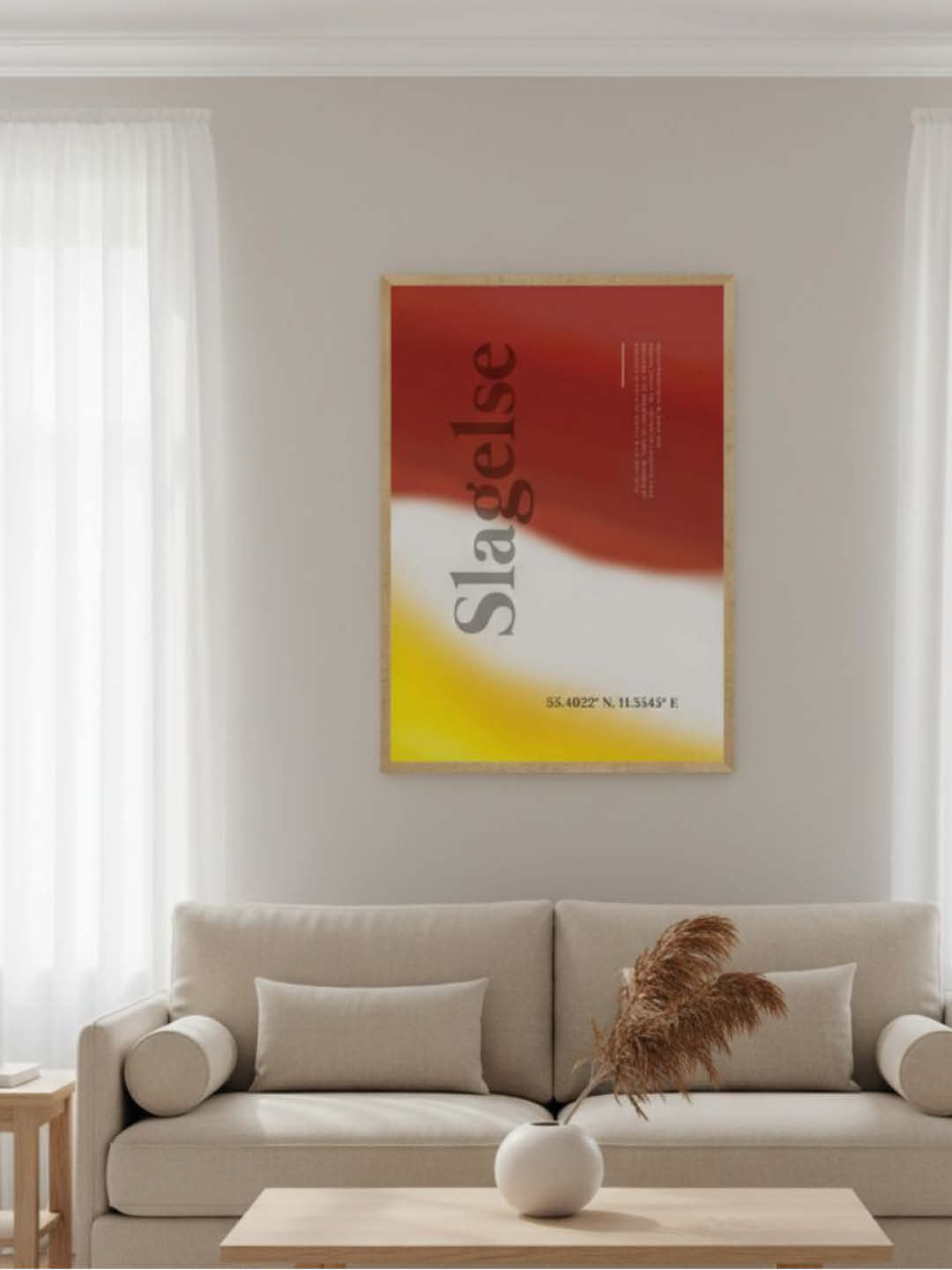 Slagelse plakat - gave byplakat