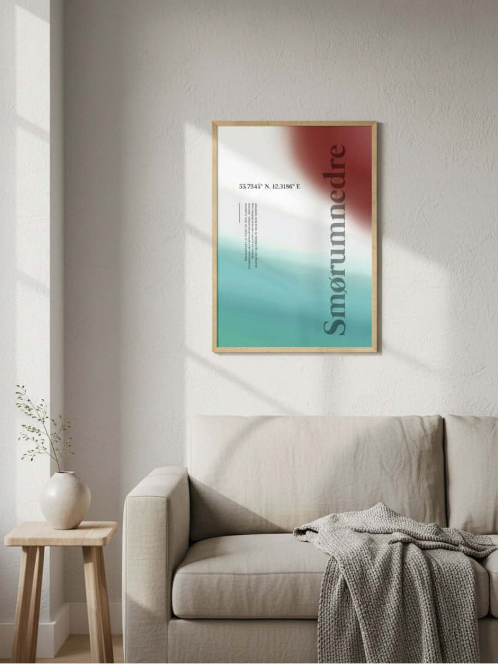 Smørumnedre plakat - gave byplakat