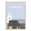 Snejbjerg plakat - gave byplakat