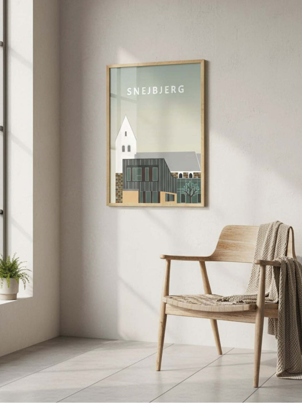 Snejbjerg plakat - gave byplakat