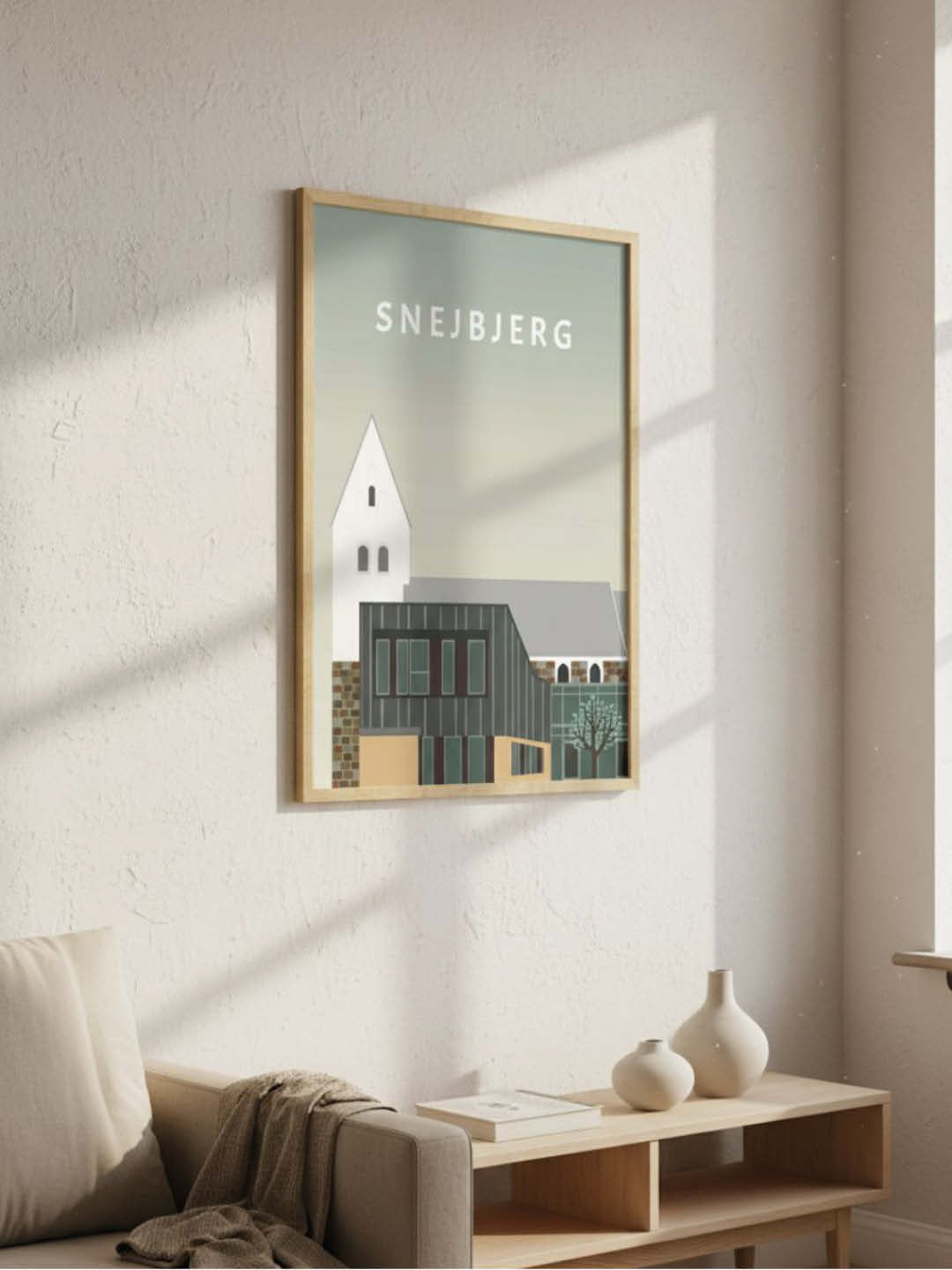 Snejbjerg plakat - gave byplakat
