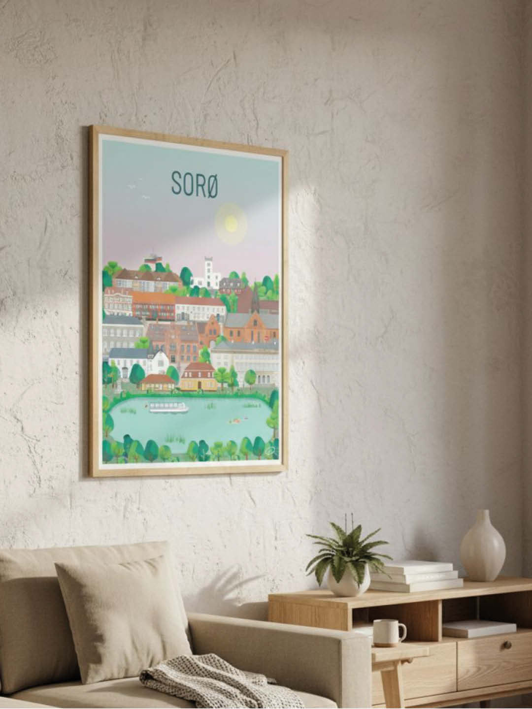Sorø plakat - gave byplakat