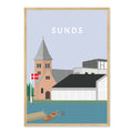 Sunds plakat - gave byplakat