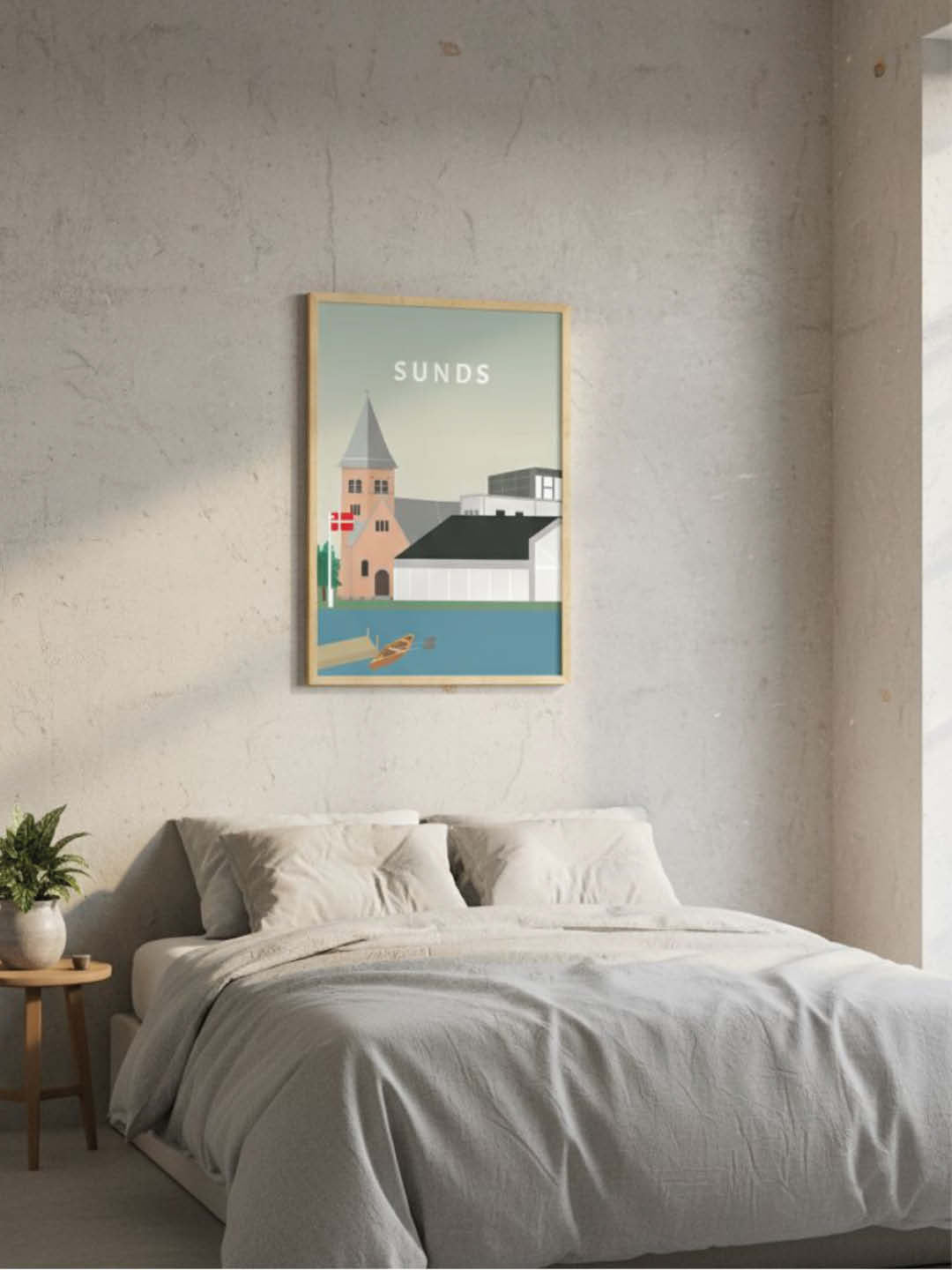 Sunds plakat - gave byplakat