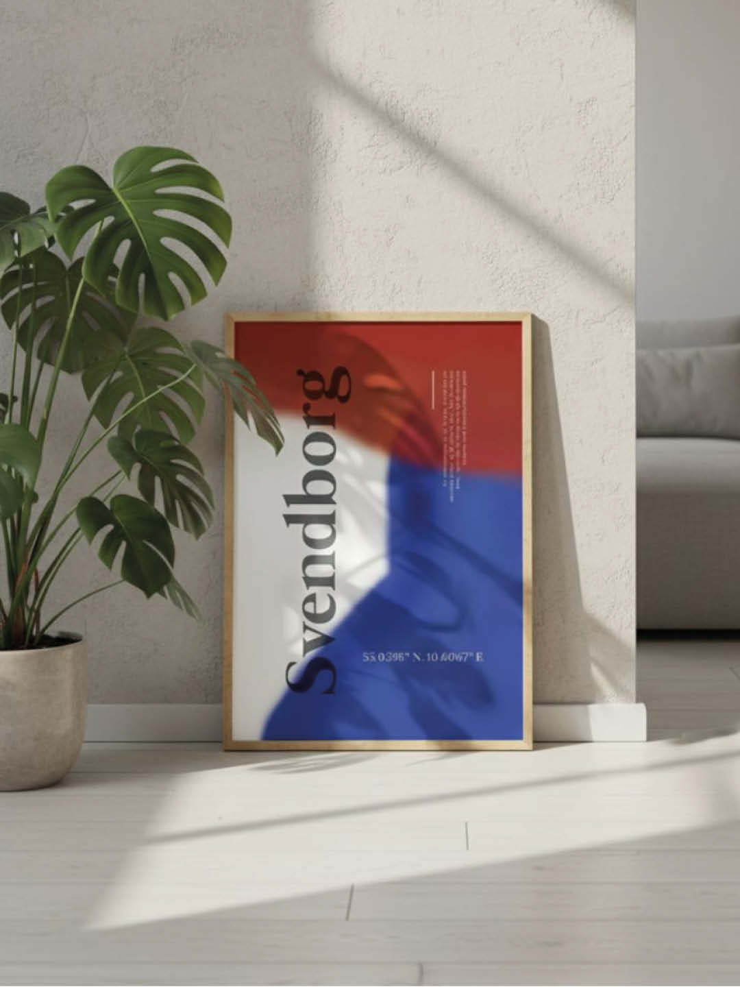 Svendborg plakat - gave byplakat