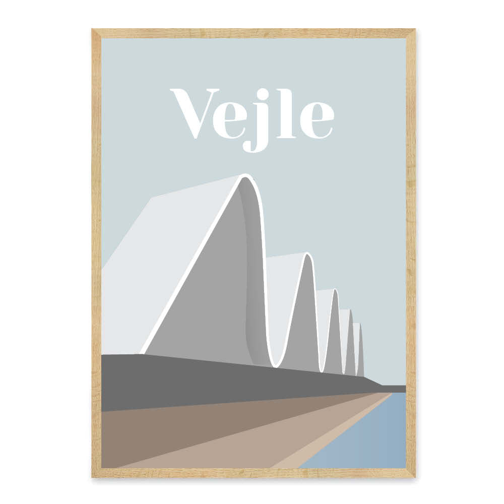 Vejle plakat - gave byplakat