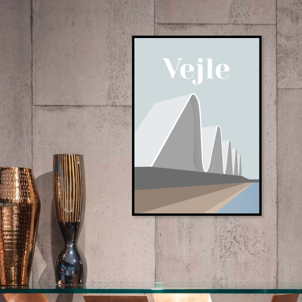 Vejle plakat - gave byplakat