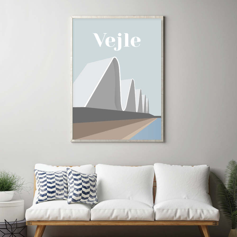 Vejle plakat - gave byplakat