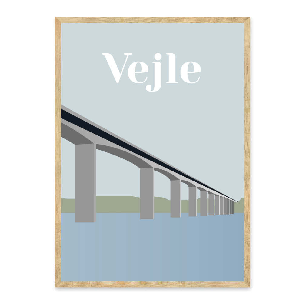Vejle plakat - gave byplakat