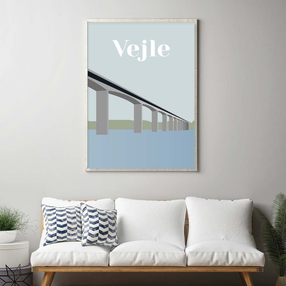 Vejle plakat - gave byplakat