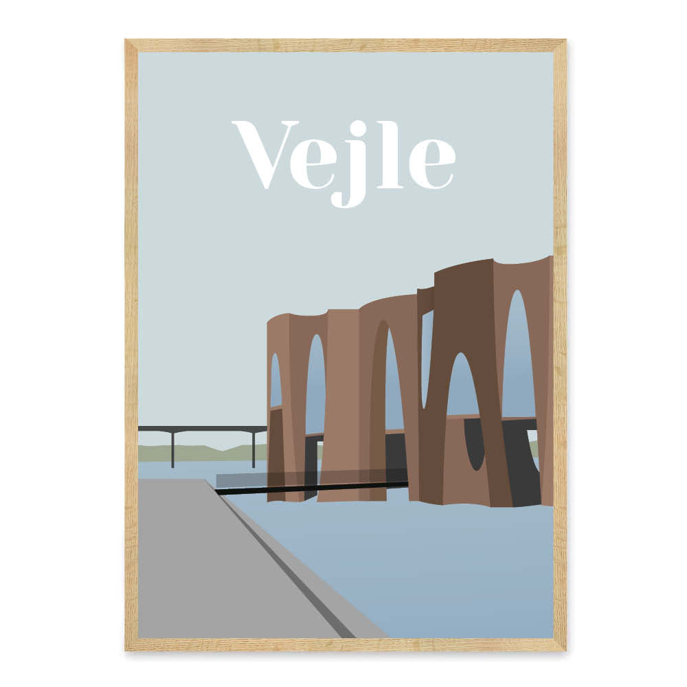 Vejle plakat - gave byplakat
