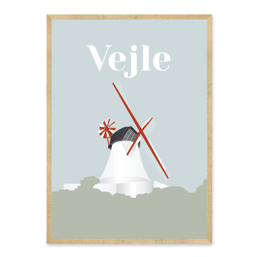 Vejle plakat - gave byplakat