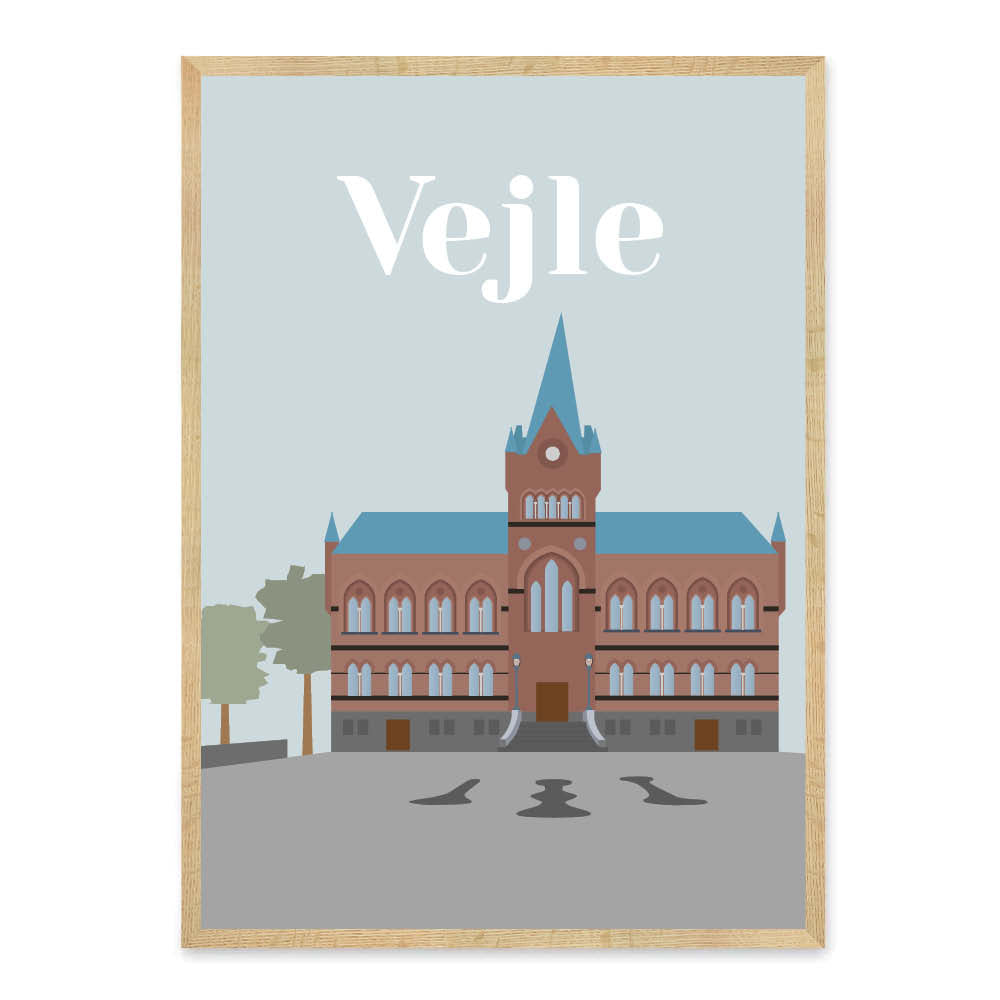 Vejle plakat - gave byplakat