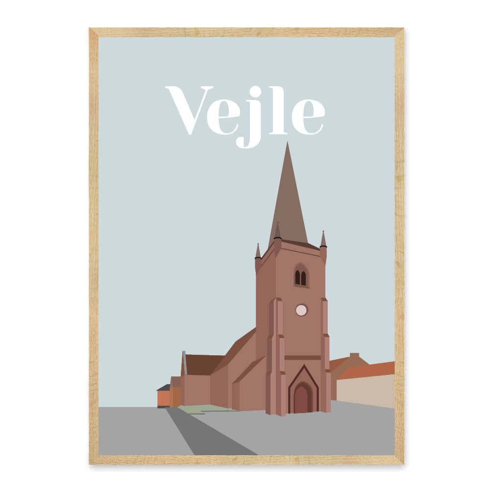 Vejle plakat - gave byplakat