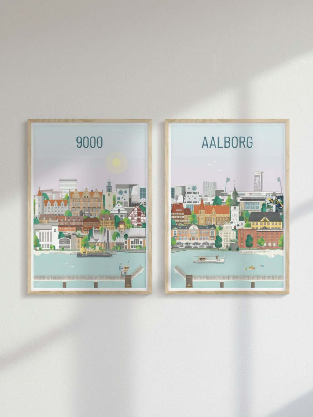 Aalborg plakat - gave byplakat