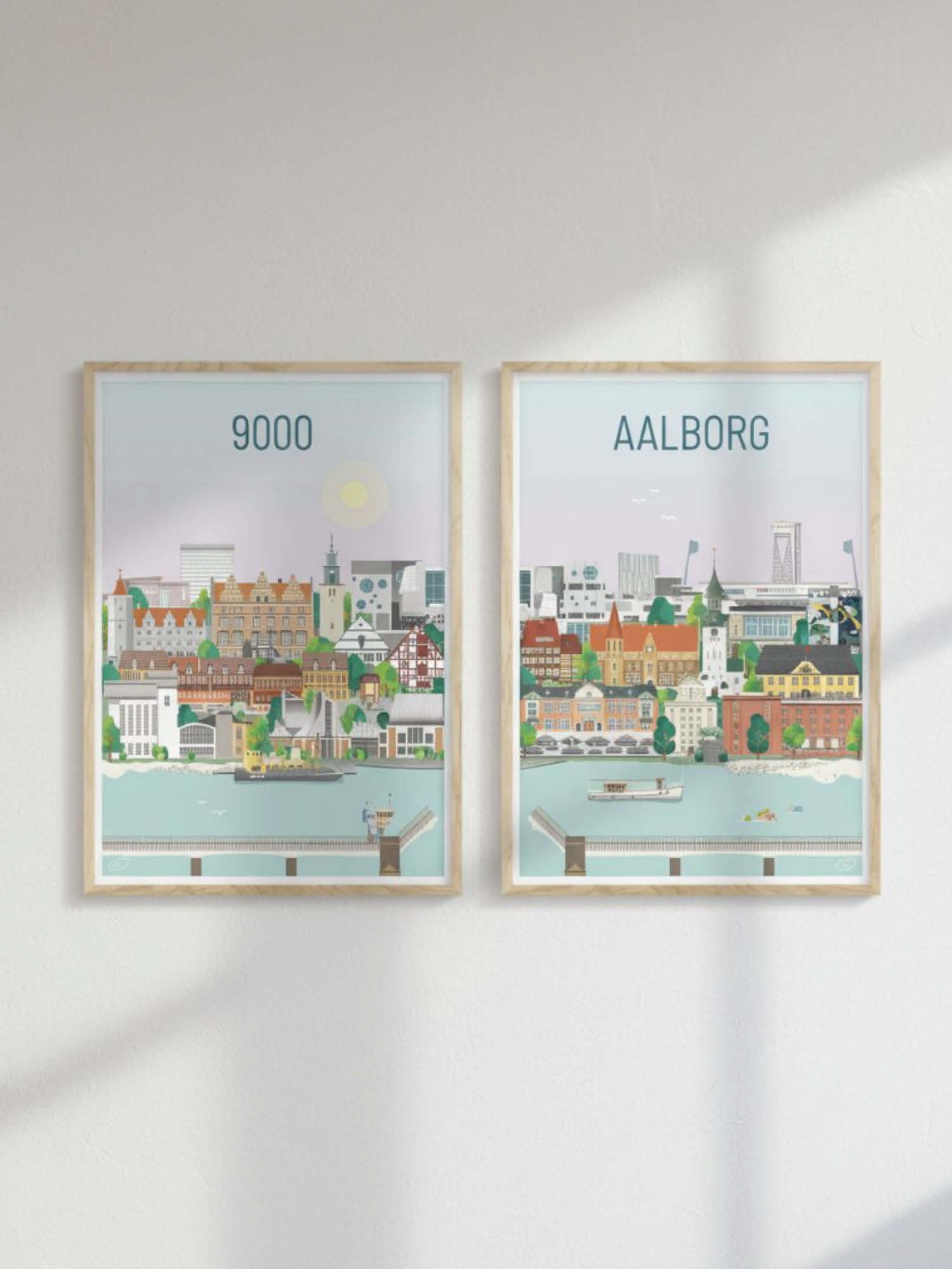 Aalborg plakat - gave byplakat