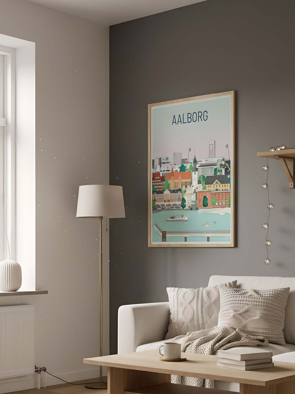 Aalborg plakat - gave byplakat
