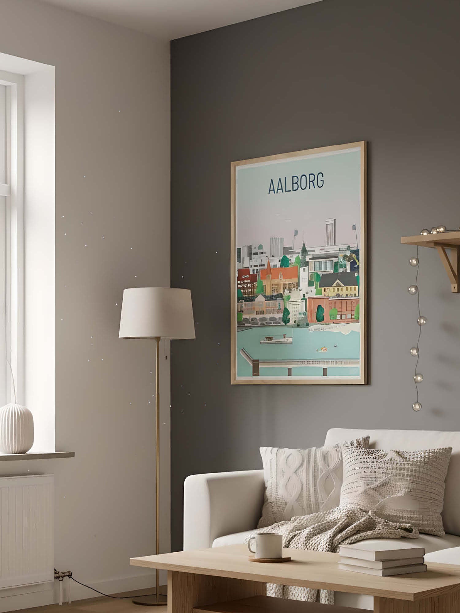 Aalborg plakat - gave byplakat