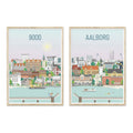 Aalborg plakat - gave byplakat