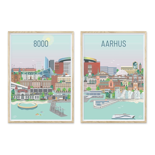 Aarhus plakat - gave byplakat