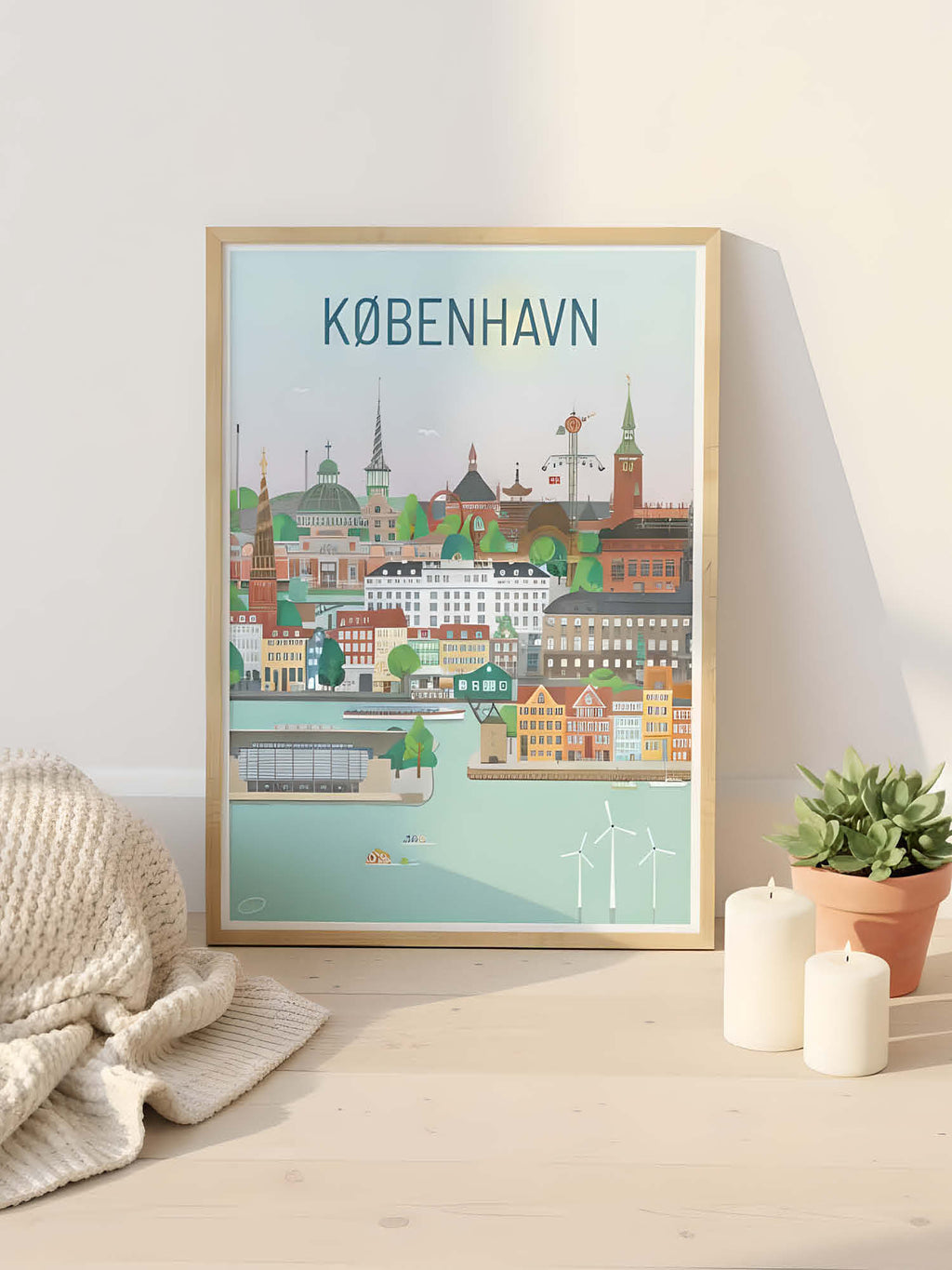 København plakat - gave byplakat