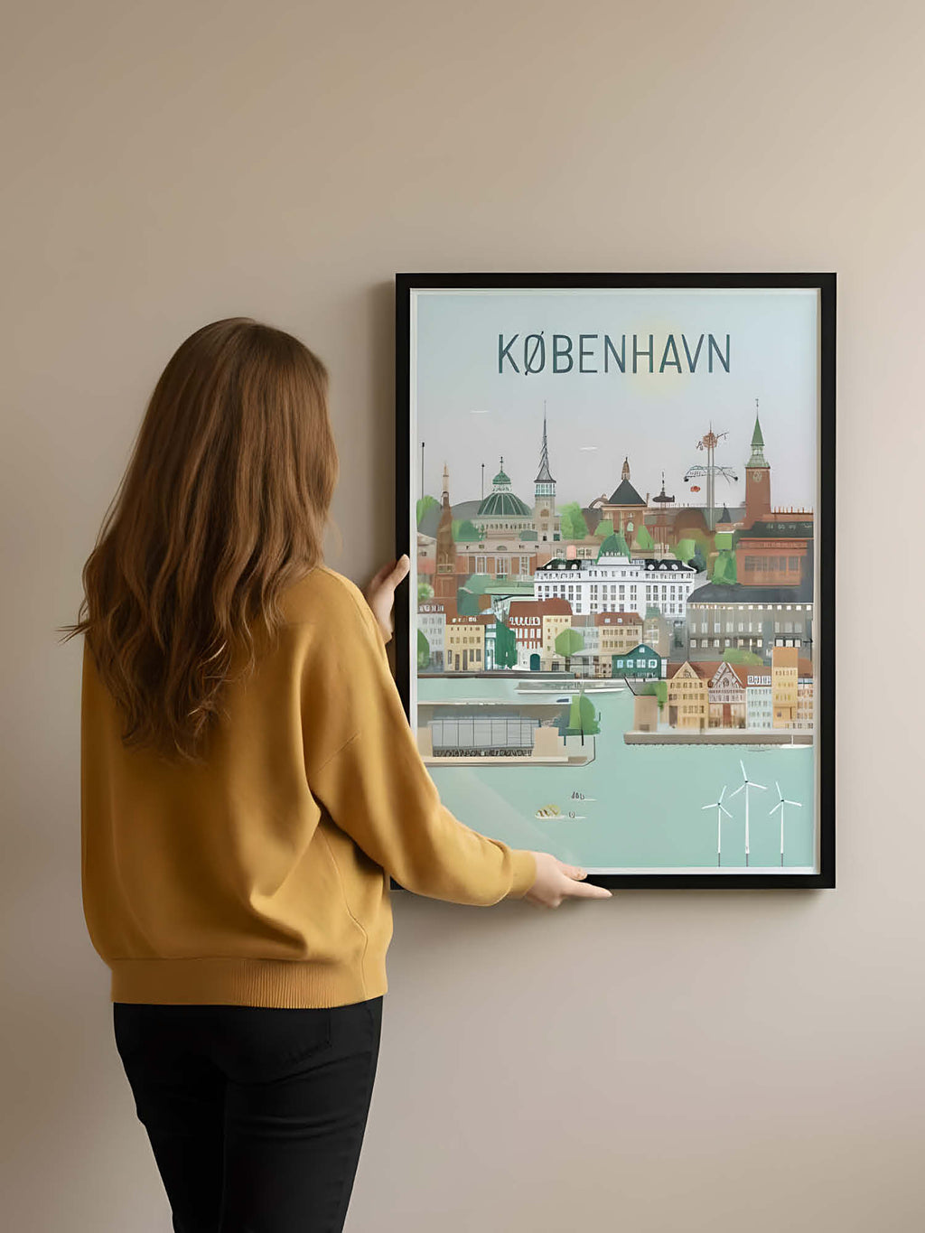 København plakat - gave byplakat