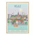 Vejle plakat - gave byplakat