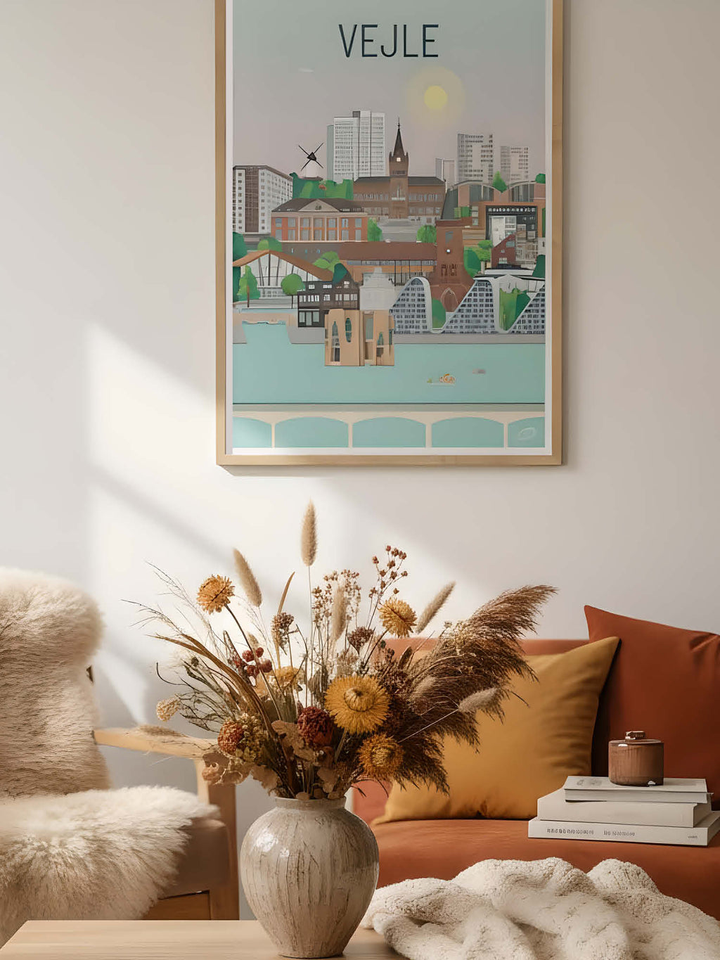 Vejle plakat - gave byplakat