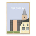 Vildbjerg plakat - gave byplakat